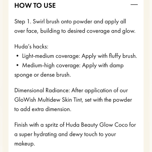 Huda TAN GloWish Luminous Pressed Powder | NEW | Tan 8 | Full Size | Tan 08 - Picture 12 of 15